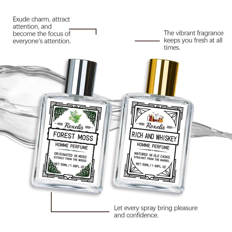 Perfume Fragrance Levels - 50ml Roxelis Whiskey Geur Parfum straalt