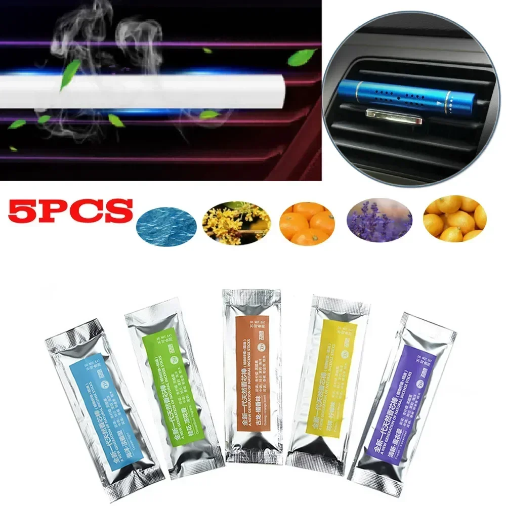 Perfume Fragrance Stick - Auto Luchtverfrisser Navullingen - 5 Aroma