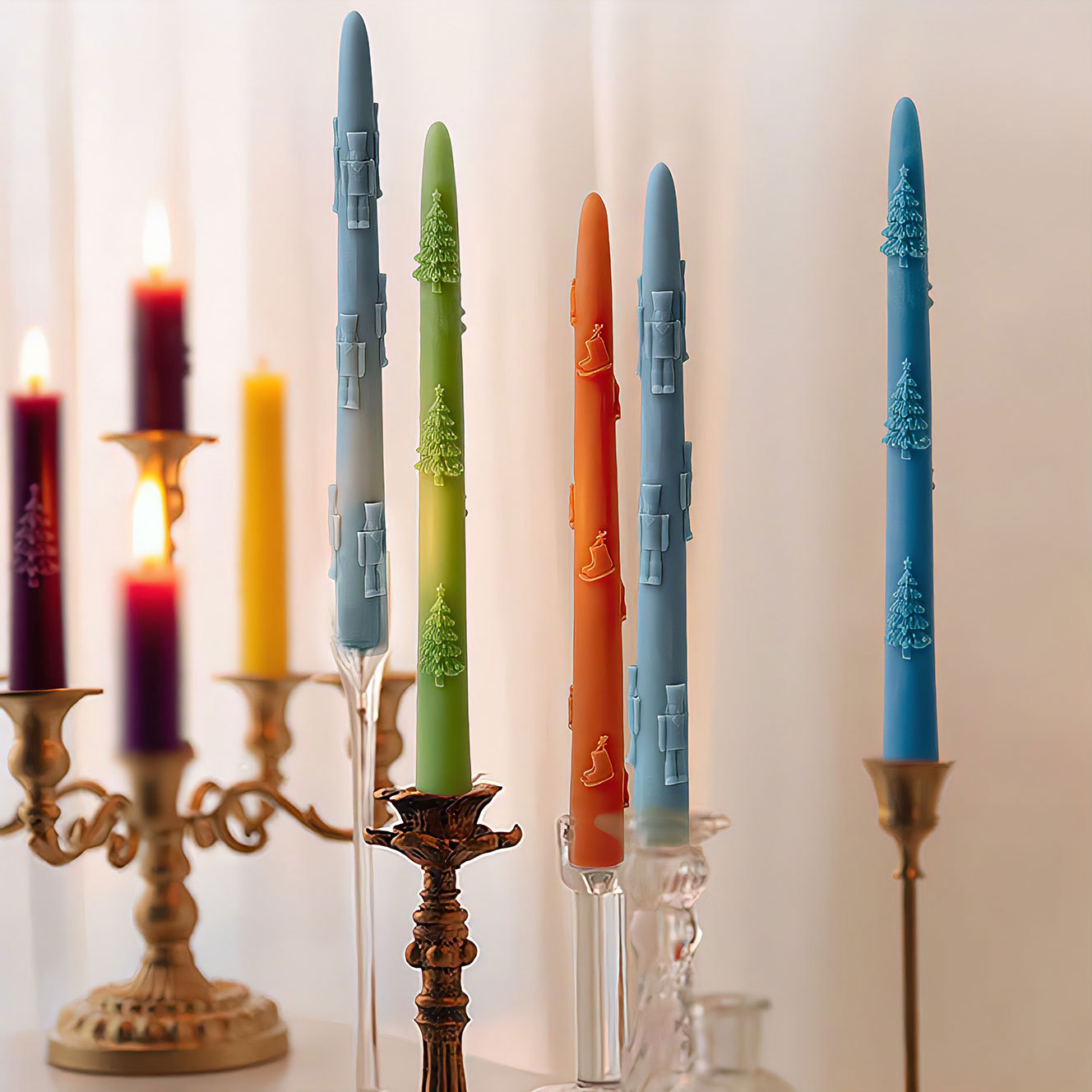 Kerst lange kaars siliconen ma - Perfume Fragrance Stick recensie en prijs