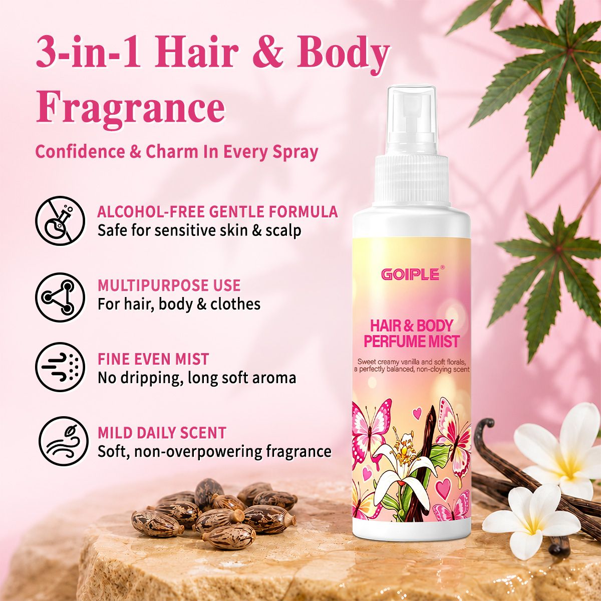 Haar- & lichaamsparfum mist, b - Perfume Fragrance Hair Spray recensie en prijs