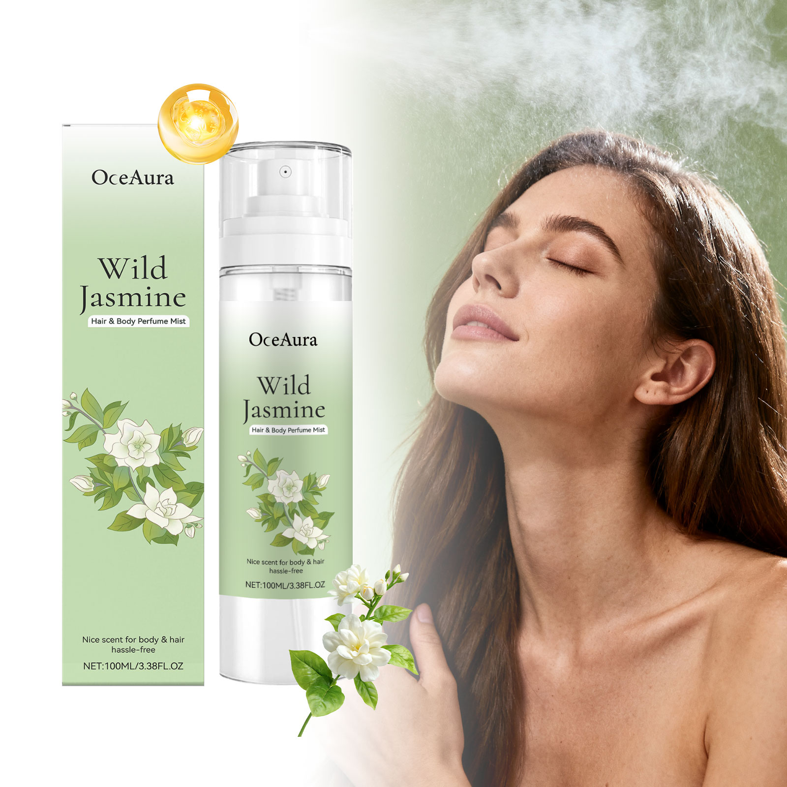 OceAura Body Hair Parfum Spray - Perfume Fragrance Hair Spray recensie en prijs