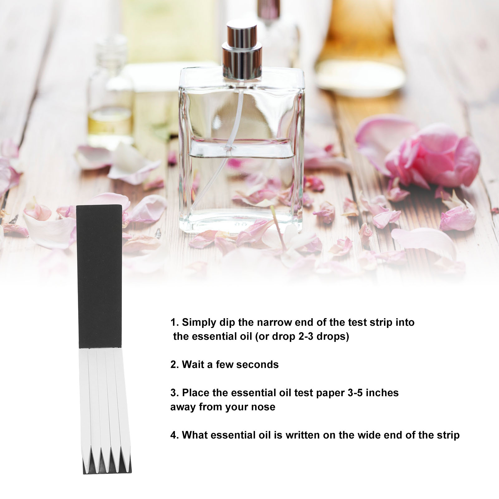 Teststrips voor etherische oli - Perfume Fragrance Tester recensie en prijs