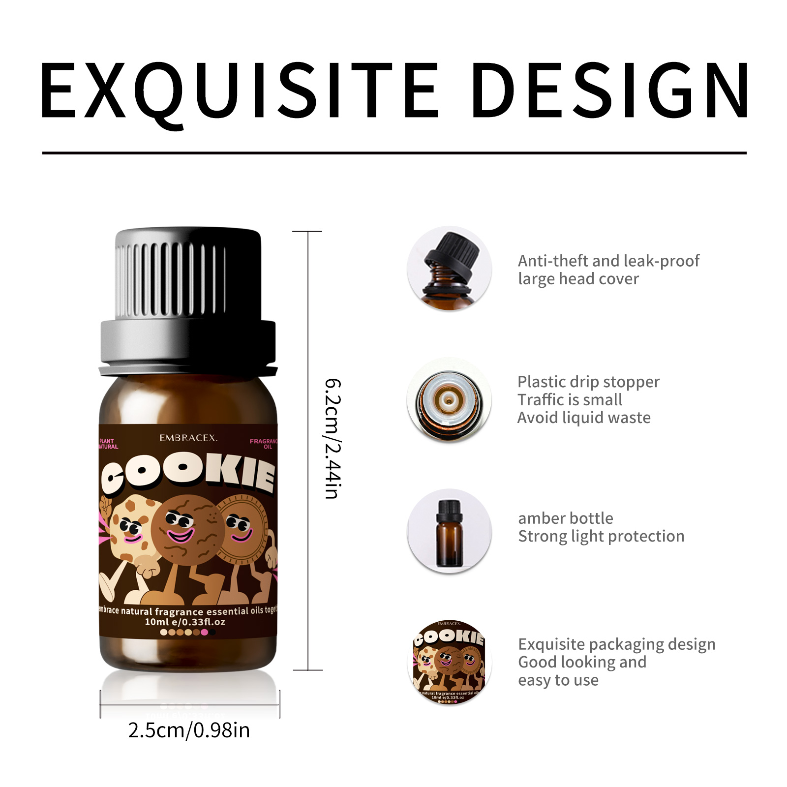 10ml Koekjesgeur Oliën voor Ri - Perfume Fragrance Oils For Candles recensie en prijs