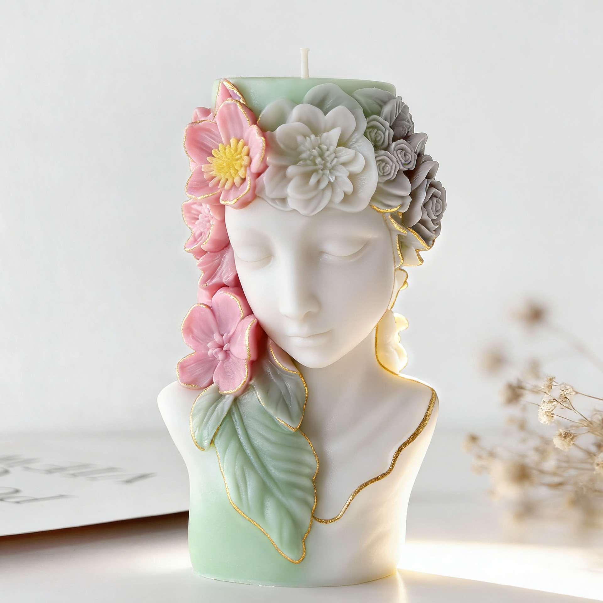 3D Bloemenportret Reliëfkaars  - Perfume Fragrance Oils For Candles recensie en prijs