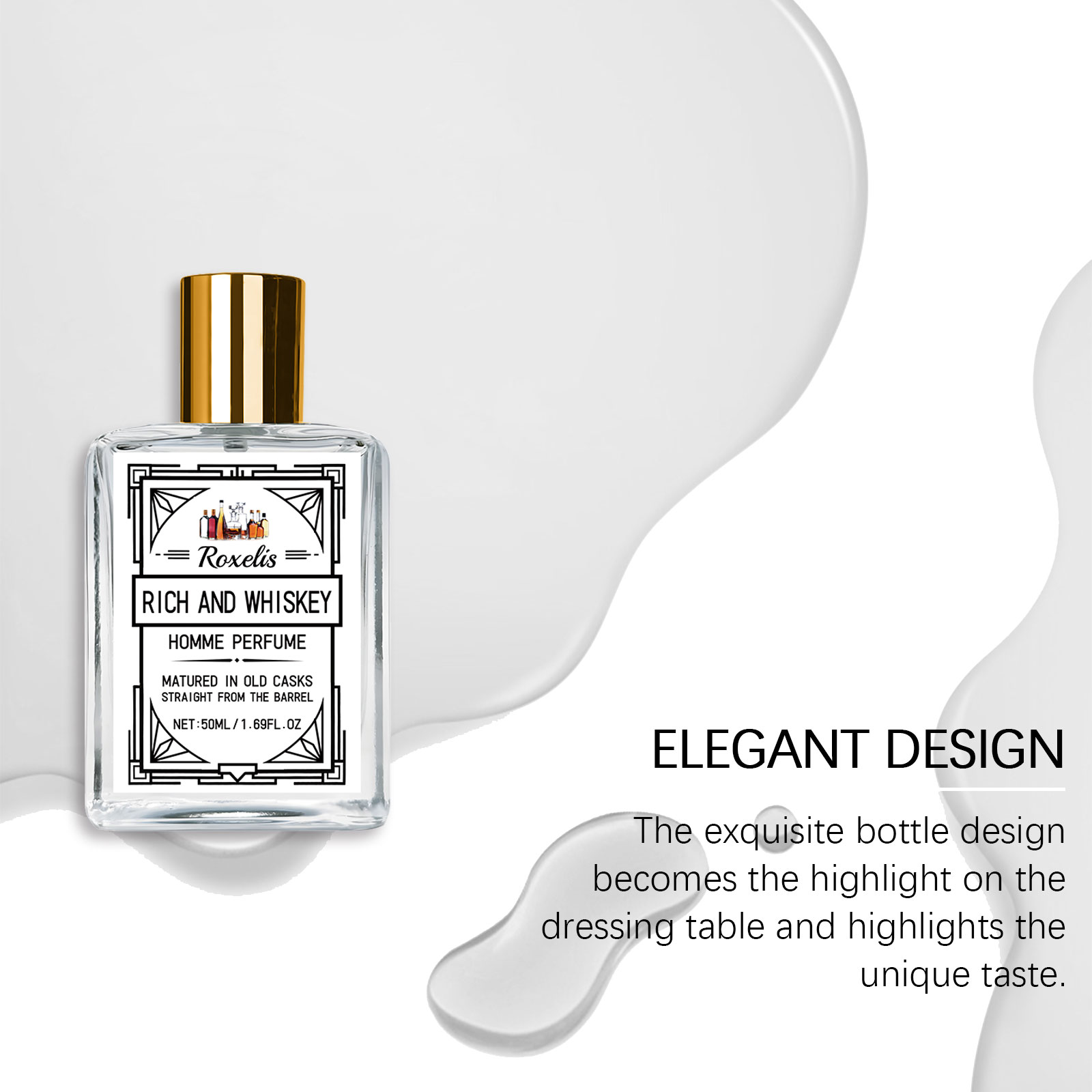 Roxelis 50ml Charm Whisky Here - Perfume Fragrance Man recensie en prijs